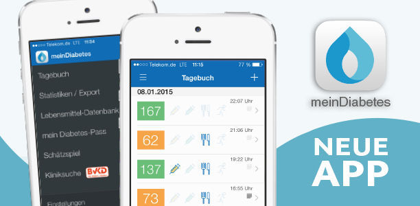 Bild zu „meinDiabetes“ - Neue Smartphone-App für Menschen mit Diabetes