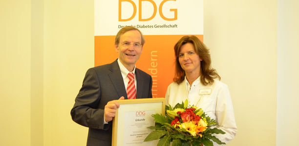 Bild zu Zertifikat - „Klinik für Diabetespatienten geeignet (DDG)“