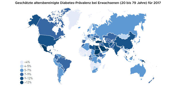 Bild zu Diabetes-Atlas der IDF - Aktuelle Zahlen zur globalen Diabetes-Pandemie