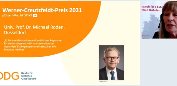 Bild zu Werner-Creutzfeldt-Preis - Preisverleihung an Prof. Dr. Dr. h. c. Michael Roden